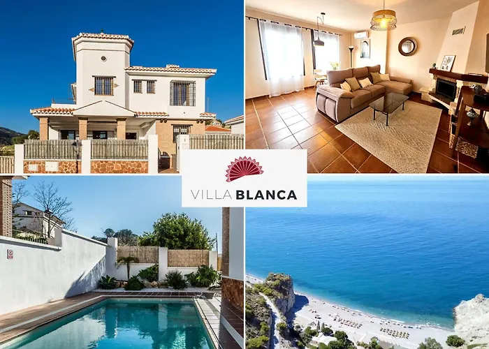 Villa Blanca - Piscina De Sal, Playa 15Mn, Sierra